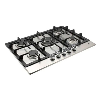 PARRILLA DE GAS 70 CM 5 QUEMADORES ACERO INOX. EB-484